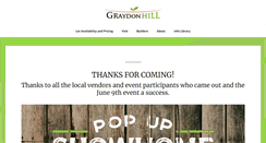 Desktop Screenshot of graydon-hill.com