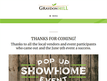Tablet Screenshot of graydon-hill.com